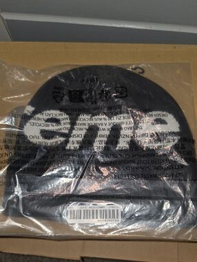 Supreme Black Beanie Hat
